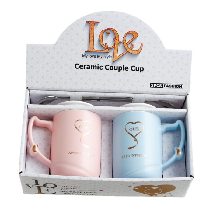 Ensemble tasse en céramique pour couple