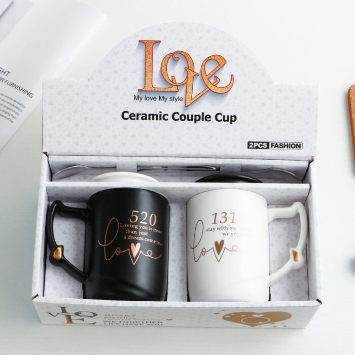 Ensemble tasse en céramique pour couple - Image 2