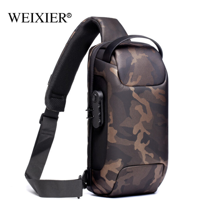 Sac à bandoulière homme avec antivol - Image 2