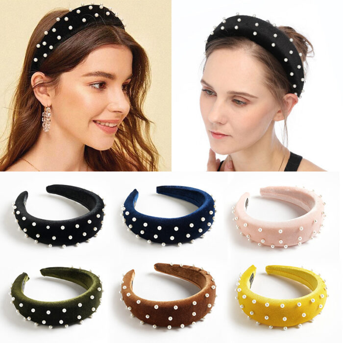 Bandeau en velours pour femmes - Image 2