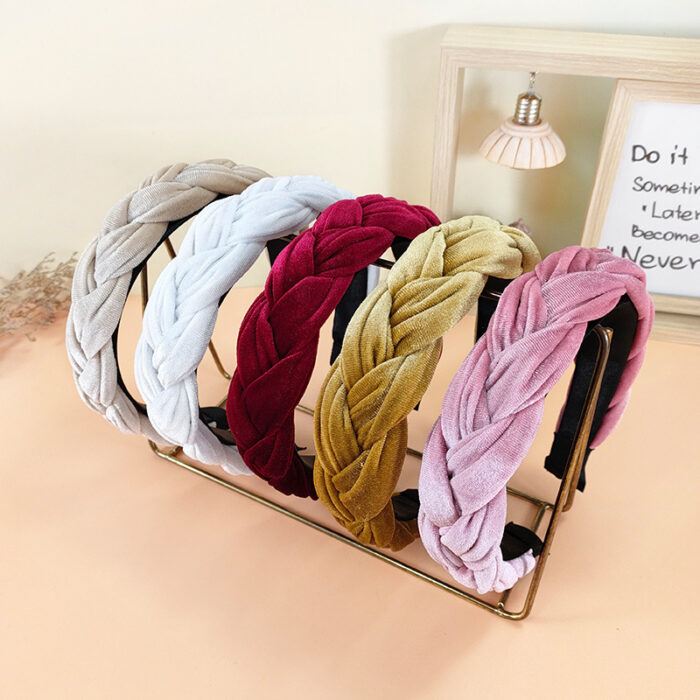 Bandeau en velours pour femmes - Image 4
