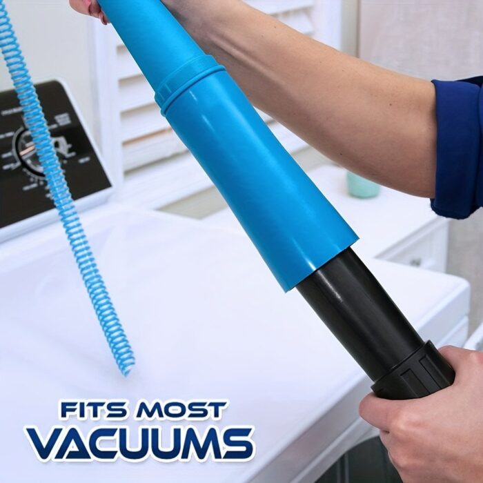Kit de nettoyage pour conduit de machine à laver, avec embout d'aspirateur flexible - Image 5