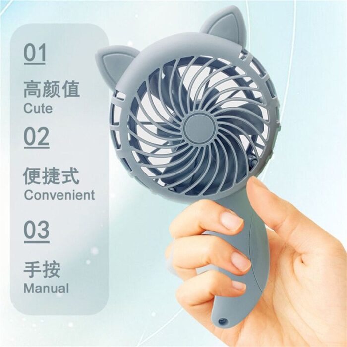 Ventilateur à main de chat - Image 2