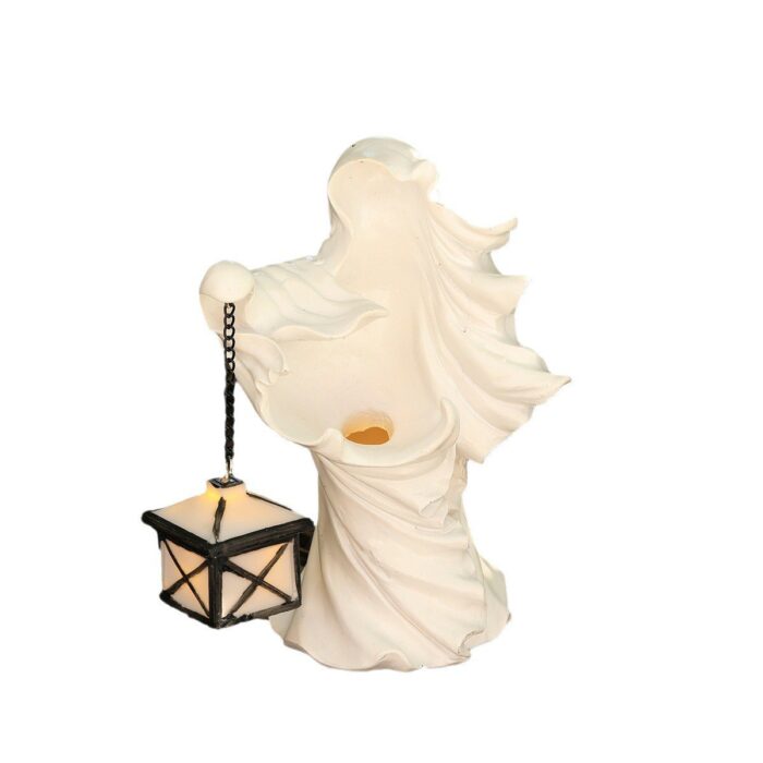 Lampe à vent en robe blanche pour cour de jardin européenne et américaine - Image 2