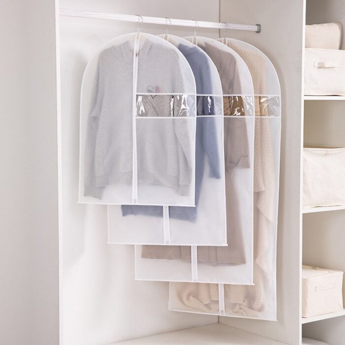 Housses anti-poussière pour vêtements, semi-transparentes - Image 5