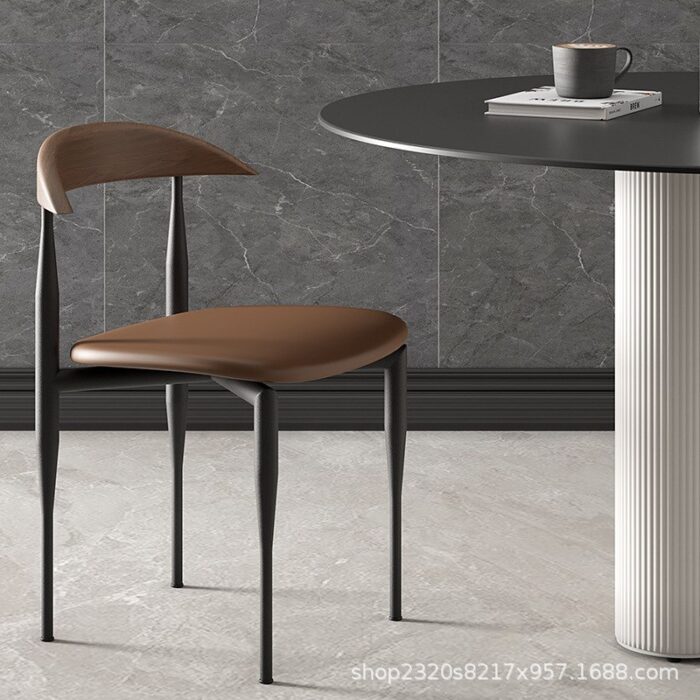 Chaise de salle manger sans bras - Image 2