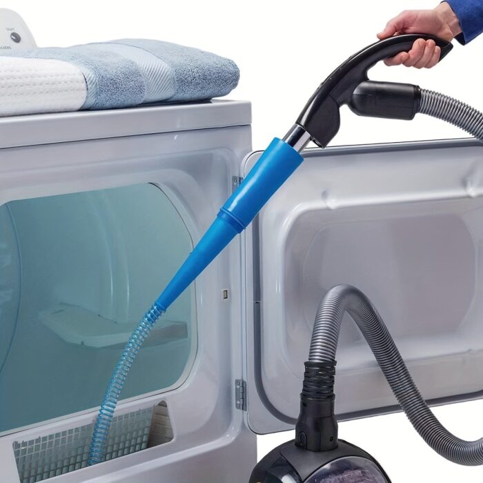 Kit de nettoyage pour conduit de machine à laver, avec embout d'aspirateur flexible - Image 3