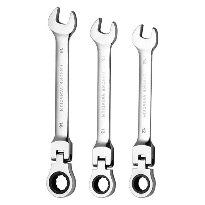 Clé à cliquet à tête double et bidirectionnelle - Image 2