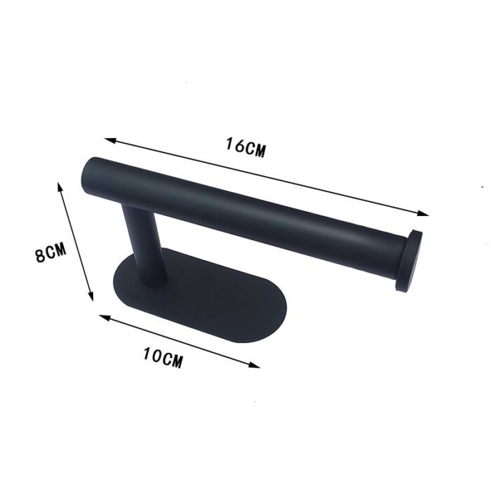 Porte-rouleau de papier toilette en acier inoxydable - Image 4