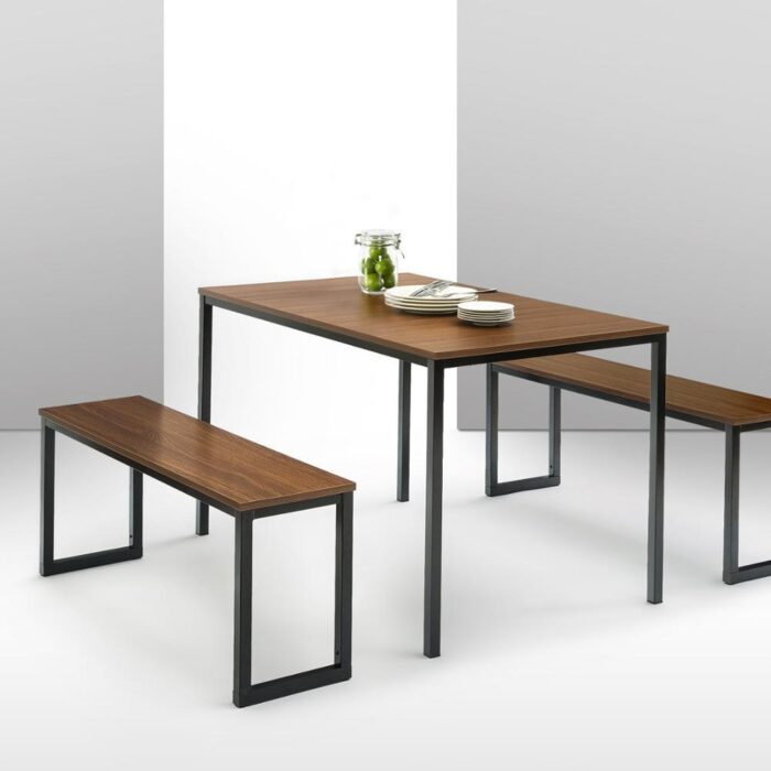 Ensemble table et chaise manger en bois - Image 3