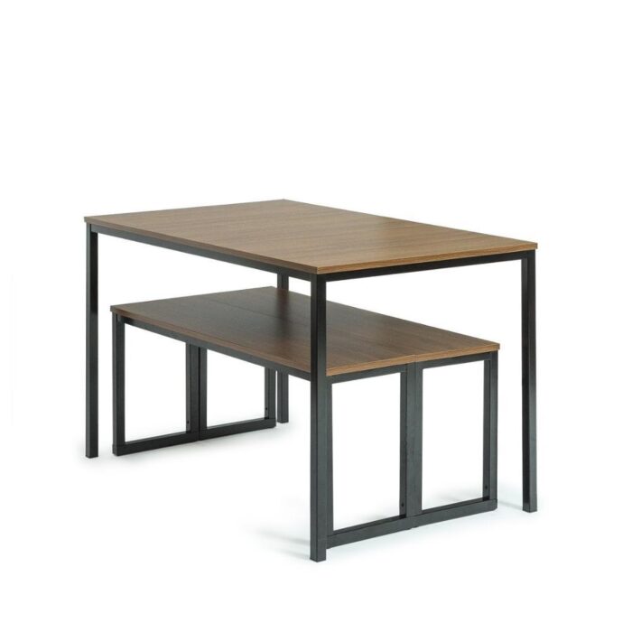 Ensemble table et chaise manger en bois - Image 2