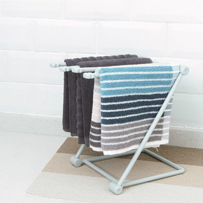 Porte-serviettes pliable Rangement compact Pliable - Image 3