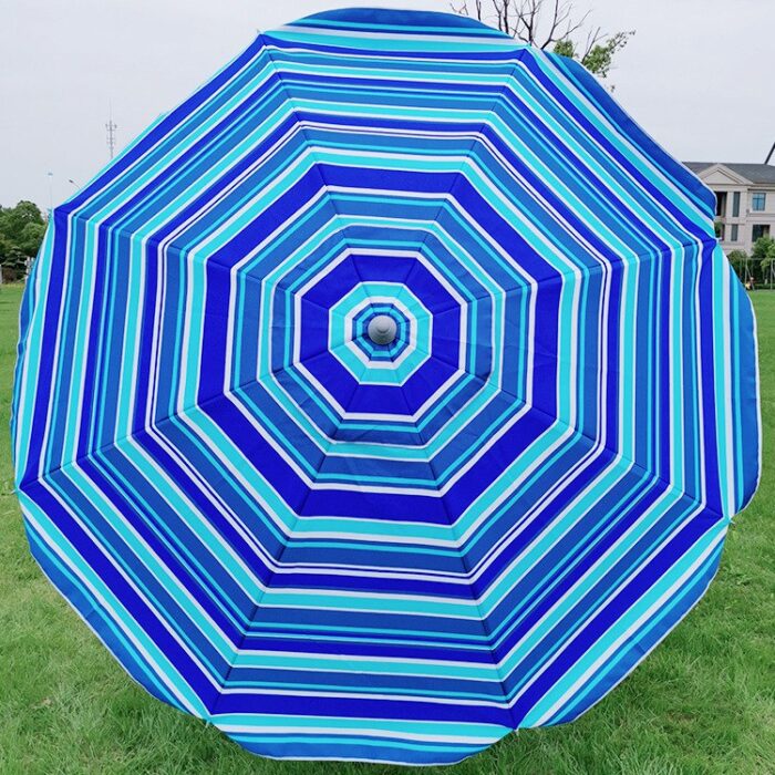 Parasols de plage en tissu polyester avec poteau en aluminium - Image 3