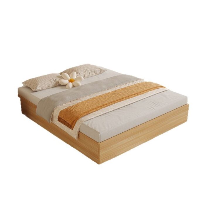 Lit tatami nordique simple en bois massif